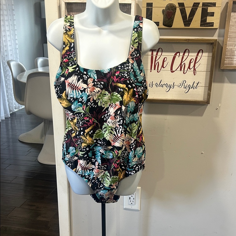 OP Multicolor Tropical Swimsuit